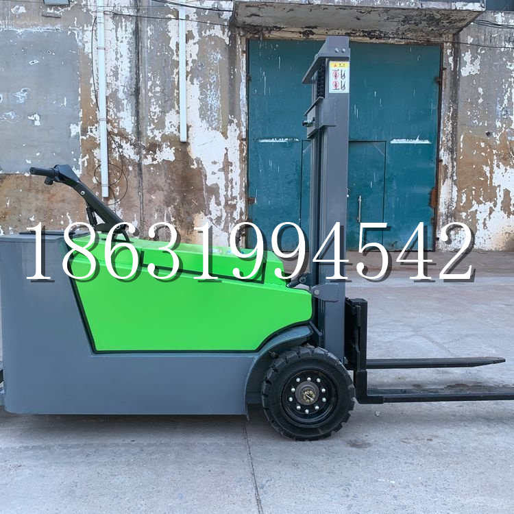 伊川县小型电动叉车1吨2吨步行站驾式电瓶堆高充电装卸车液压升降车铲车